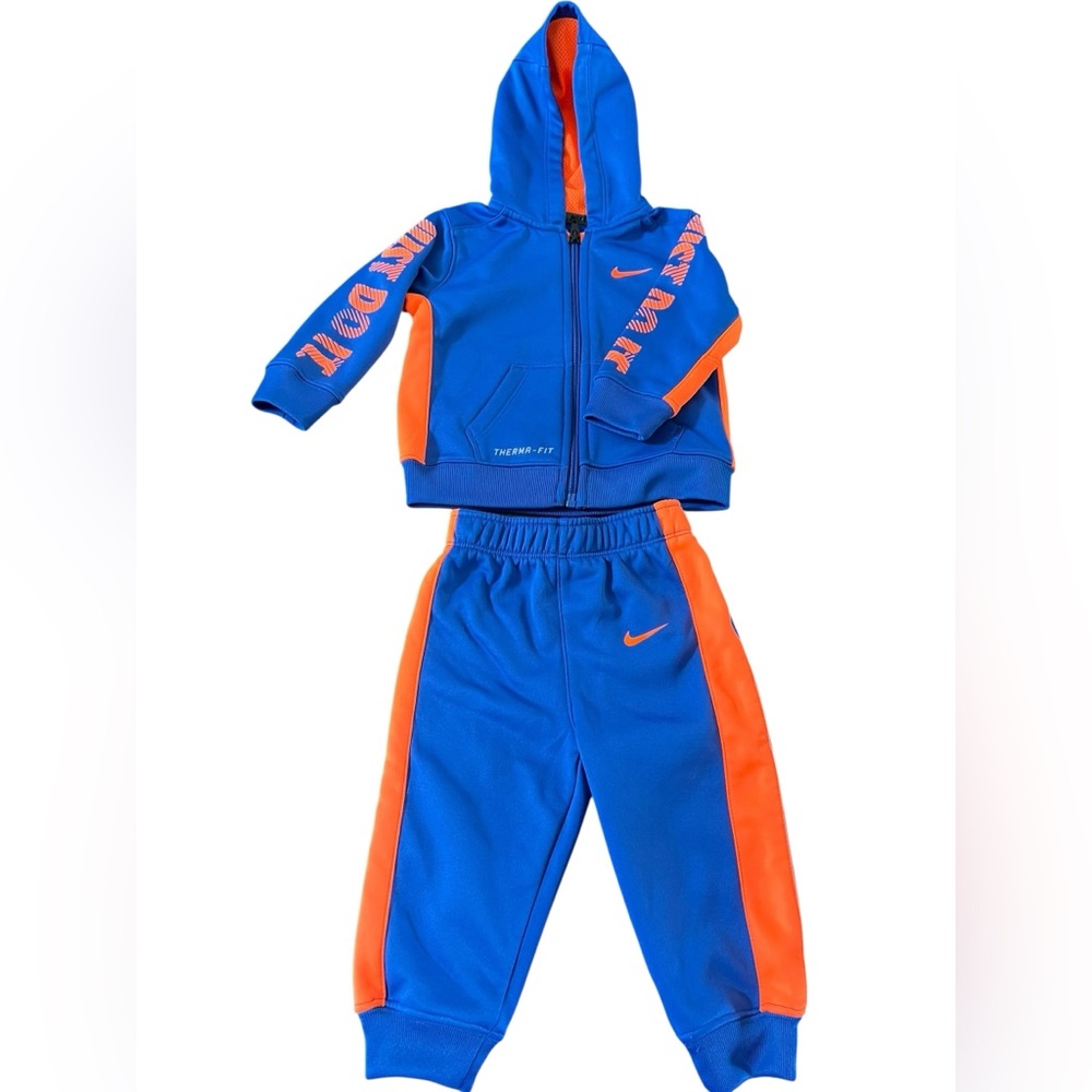 Nike Dri-FIT Blue and Orange Tracksuit